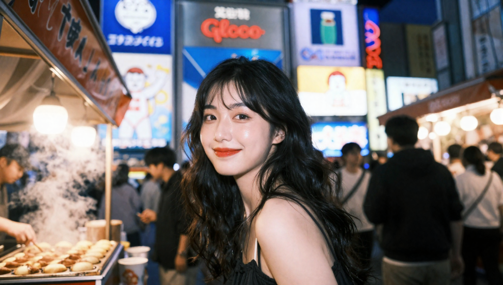 7e02116f-ad8e-4701-a0eb-c0d47a183e4f 오사카 유흥 도톤보리의 밤거리